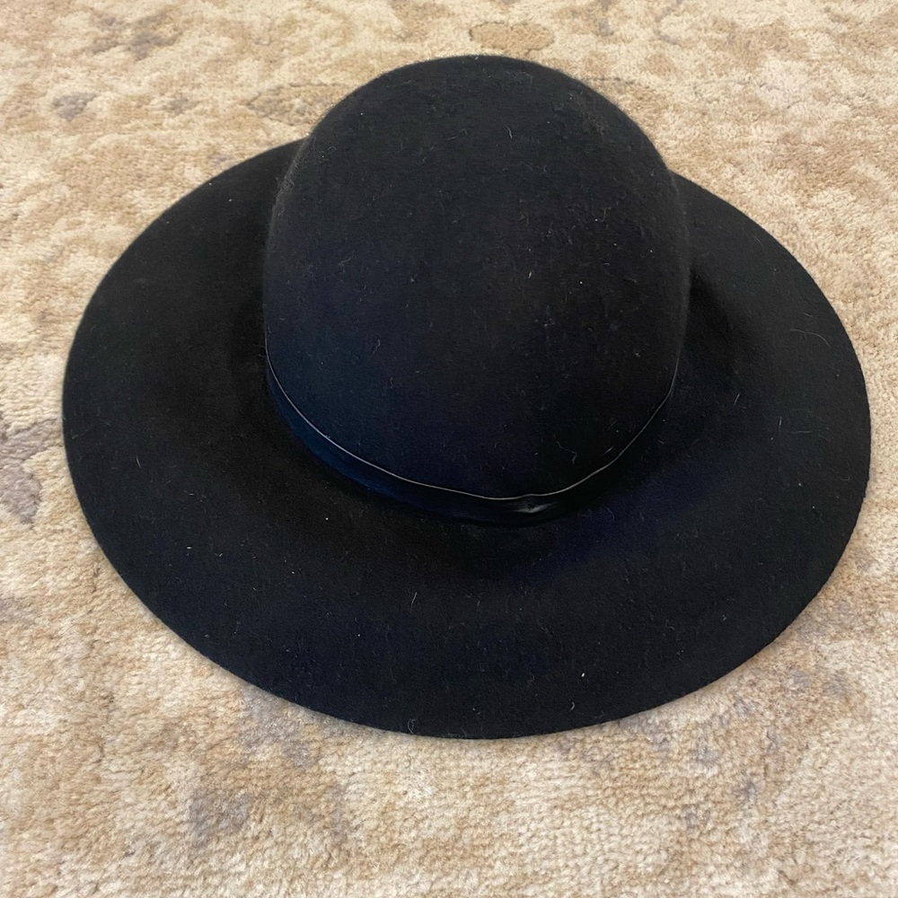 Floppy black hat from Nordstrom’s